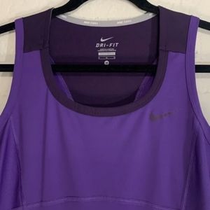 Nike Tennis Golf DRI FIT sleeveless Dress athletic Size Large